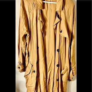 Thin trench coat